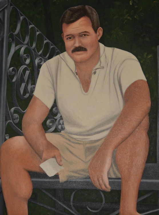 Hemingway portrait